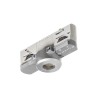 Wei/ß CLE Linear LED PowerStripe Track Stromschienenleuchte mit Adapter f/ür Staff Erco Eutrac Uni Schiene